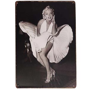 Retro tabule Marilyn Monroe
