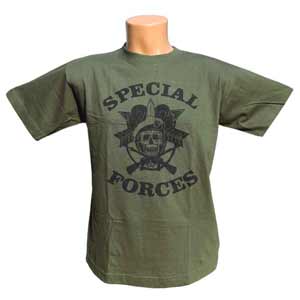 dětské tričko Special Forces zelené