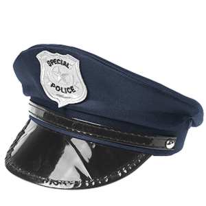 Dětská policejní čepice Special Police modrá